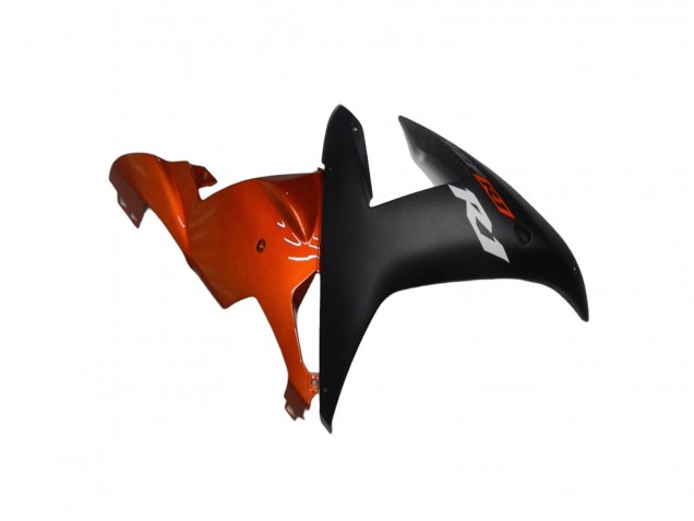 2002-2003 Yamaha YZF R1 Motorcycle Fairings - Orange Matte Black Canada for Sale