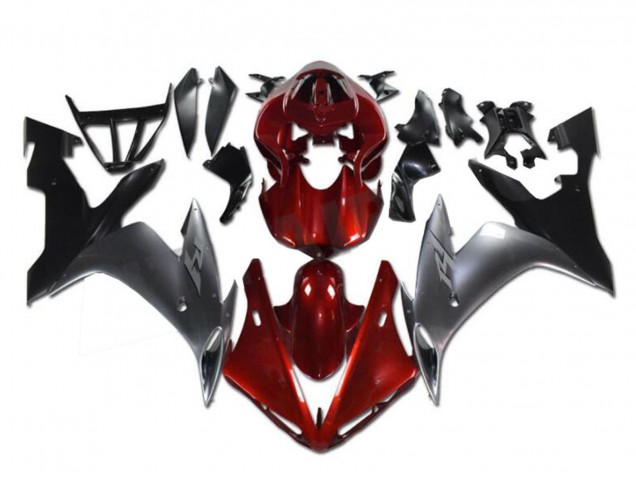 2002-2003 Yamaha YZF R1 Motorcycle Fairings - Red Silver Black Canada for Sale
