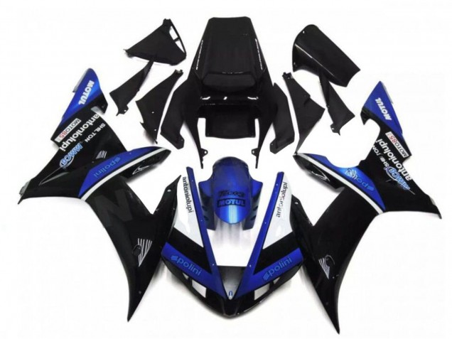 2002-2003 Yamaha YZF R1 Motorcycle Fairings - Black White Blue Canada for Sale