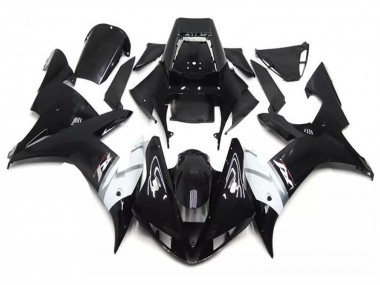 2002-2003 Yamaha YZF R1 Motorcycle Fairings - Glossy Black White Silver Canada for Sale