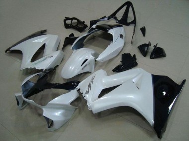 2002-2013 Honda VFR 800 Motorcycle Fairings - White Glossy Black Silver Decal Canada for Sale
