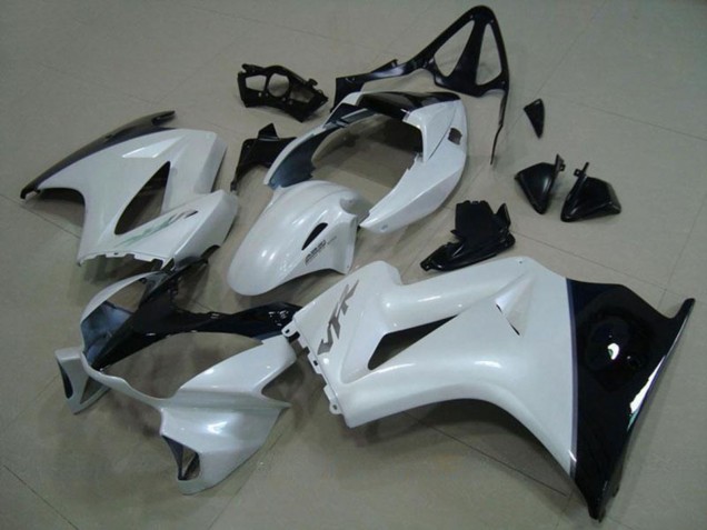 2002-2013 Honda VFR 800 Motorcycle Fairings - White Glossy Black Silver Decal Canada for Sale