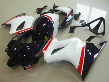 2002-2013 Honda VFR 800 Motorcycle Fairing - White Red Dark Blue Canada for Sale