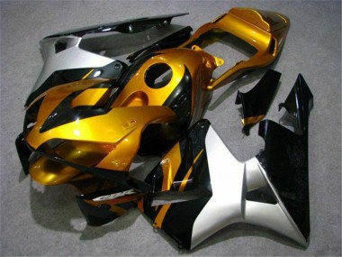 2003-2004 Honda CBR600RR Motorcycle Fairing - Silver Gold Glossy Black Canada for Sale