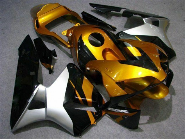 2003-2004 Honda CBR600RR Motorcycle Fairing - Silver Gold Glossy Black Canada for Sale