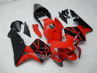2003-2004 Honda CBR600RR Motorcycle Fairings - Red Glossy Black OEM Style Canada for Sale