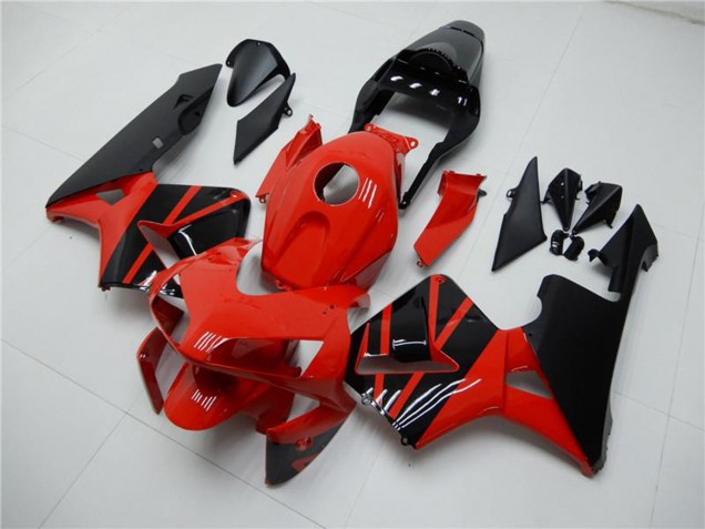 2003-2004 Honda CBR600RR Motorcycle Fairings - Red Glossy Black OEM Style Canada for Sale