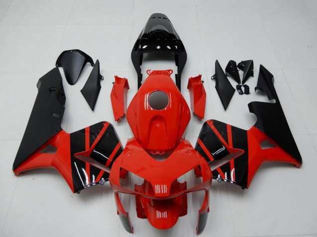 2003-2004 Honda CBR600RR Motorcycle Fairings - Red Glossy Black OEM Style Canada for Sale