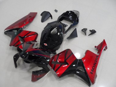 2003-2004 Honda CBR600RR Motorcycle Fairing - Red Glossy Black Stripe Canada for Sale
