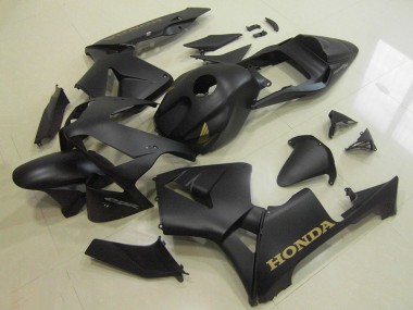 2003-2004 Honda CBR600RR Motorcycle Fairings - Matte Black Gold Decal Canada for Sale