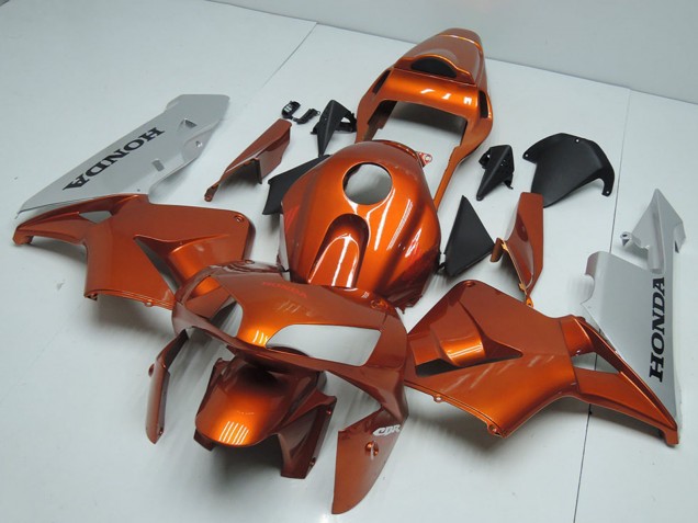 2003-2004 Honda CBR600RR Motorcycle Fairings - Silver Orange Canada for Sale