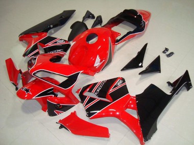 2003-2004 Honda CBR600RR Motorbike Fairings - Red Glossy Black Canada for Sale
