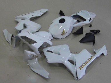 2003-2004 Honda CBR600RR Motorcycle Fairings - White Gold Decals Canada for Sale