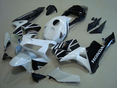2003-2004 Honda CBR600RR Motorcycle Fairings - White Glossy Black Canada for Sale