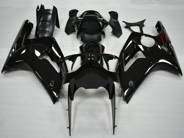2003-2004 Kawasaki ZX6R Motorcycle Fairing - Glossy Black Canada for Sale
