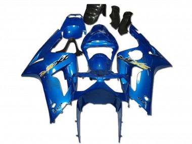 2003-2004 Kawasaki ZX6R Motorcycle Fairings - Green White Black Silkolene Canada for Sale
