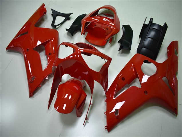 2003-2004 Kawasaki ZX6R Motorcycle Fairing Kits - Red Canada for Sale