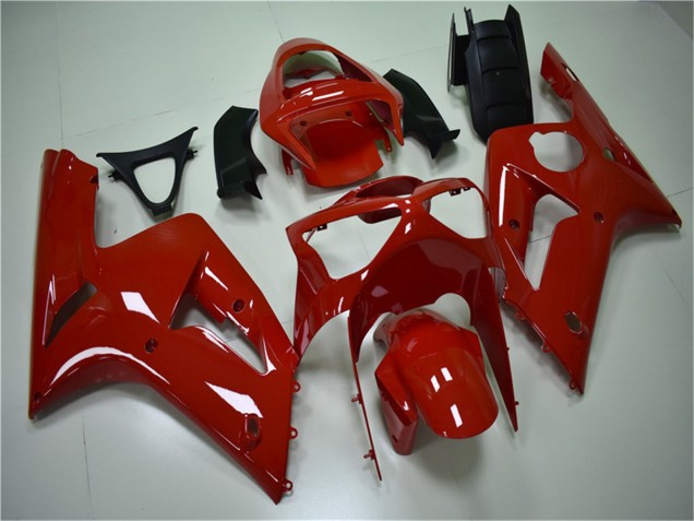 2003-2004 Kawasaki ZX6R Motorcycle Fairing Kits - Red Canada for Sale