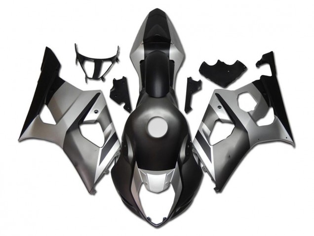 2003-2004 Suzuki GSXR 1000 Motorcycle Fairings - Silver Grey Black Canada for Sale