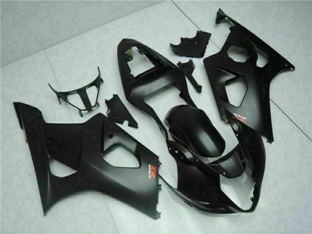 2003-2004 Suzuki GSXR 1000 Motorcycle Fairings - Matte Black Red Canada for Sale