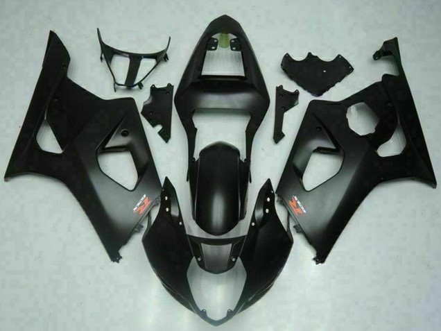 2003-2004 Suzuki GSXR 1000 Motorcycle Fairings - Matte Black Red Canada for Sale