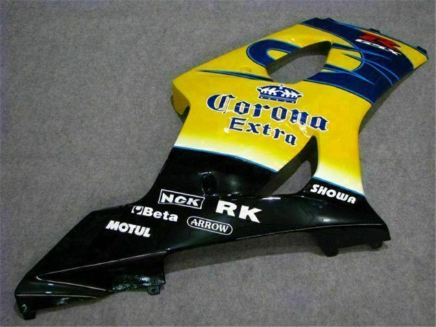 2003-2004 Suzuki GSXR 1000 Motorcycle Fairings - Yellow Blue White Red Corona Motul Canada for Sale