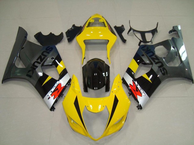 2003-2004 Suzuki GSXR 1000 Motorcycle Fairings - Yellow Silver Grey Black Red Canada for Sale
