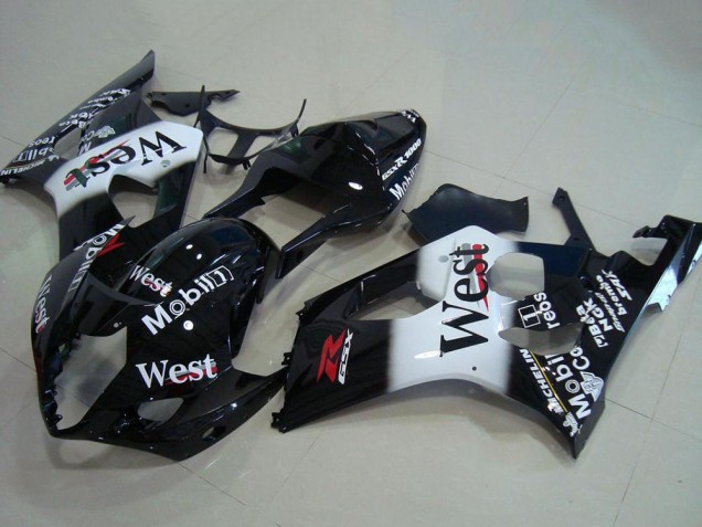 2003-2004 Suzuki GSXR 1000 Motorcycle Fairings - Glossy Black White West Red Canada for Sale