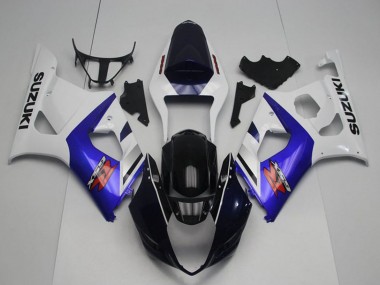 2003-2004 Suzuki GSXR 1000 Motorcycle Fairings - White Blue Glossy Black Red Canada for Sale