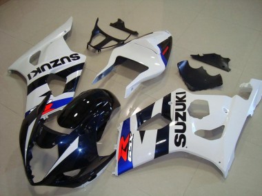 2003-2004 Suzuki GSXR 1000 Motorcycle Fairings - White Blue Dark Blue Red Canada for Sale