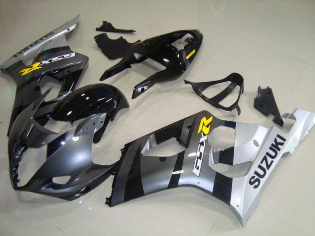2003-2004 Suzuki GSXR 1000 Motorcycle Fairings - Silver Grey Black Yellow Canada for Sale