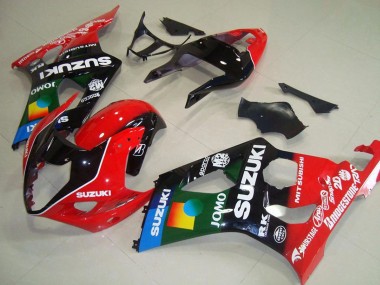 2003-2004 Suzuki GSXR 1000 Motorcycle Fairings - Red Black Blue Green JOMO Pepephone Canada for Sale
