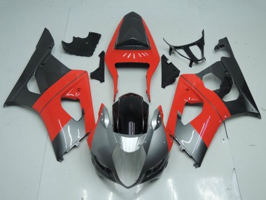 2003-2004 Suzuki GSXR 1000 Motorcycle Fairing - Red Silver Black Canada for Sale
