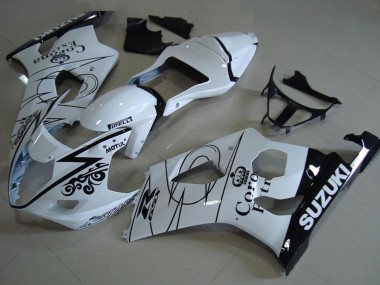 2003-2004 Suzuki GSXR 1000 Motorcycle Fairings - White Black Corona Canada for Sale