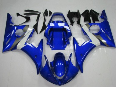 2003-2004 Yamaha YZF R6 Motorcycle Fairing - Blue White Canada for Sale
