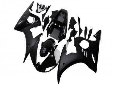 2003-2004 Yamaha YZF R6 Motorcycle Fairings - Glossy Black Matte Black Canada for Sale
