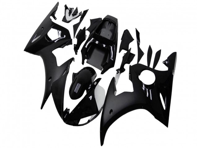 2003-2004 Yamaha YZF R6 Motorcycle Fairings - Glossy Black Matte Black Canada for Sale