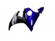 2003-2004 Yamaha YZF R6 Motorcycle Fairings - Blue White Glossy Black Canada for Sale
