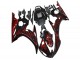 2003-2004 Yamaha YZF R6 Motorcycle Fairing - Glossy Black Red Flame Canada for Sale