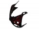 2003-2004 Yamaha YZF R6 Motorcycle Fairing - Glossy Black Red Flame Canada for Sale