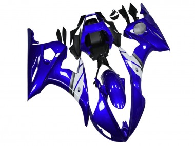 2003-2004 Yamaha YZF R6 Motorcycle Fairings - Blue White Canada for Sale