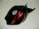 2004-2005 Honda CBR1000RR Motorcycle Fairings - Glossy Black Red Flame Canada for Sale