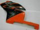 2004-2005 Honda CBR1000RR Motorcycle Fairings - Orange Glossy Black Canada for Sale