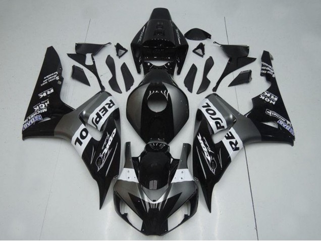 2004-2005 Honda CBR1000RR Motorcycle Fairings - Grey White Glossy Black Repsol Canada for Sale