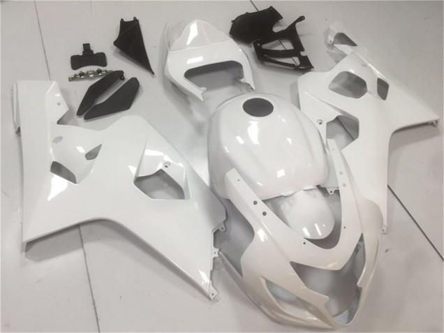 2004-2005 Suzuki GSXR 600/750 Motorcycle Fairings - Glossy White Canada for Sale