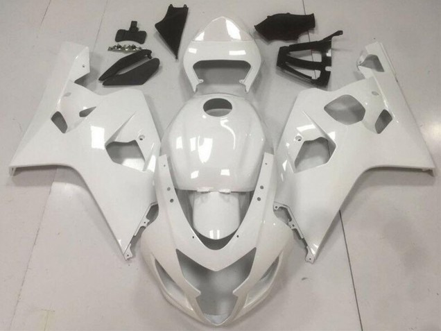2004-2005 Suzuki GSXR 600/750 Motorcycle Fairings - Glossy White Canada for Sale