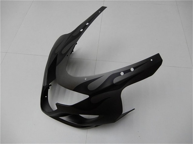 2004-2005 Suzuki GSXR 600/750 Motorcycle Fairings - Grey Black Flame Canada for Sale