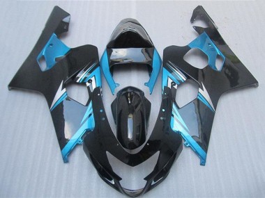 2004-2005 Suzuki GSXR 600/750 Motorcycle Fairings - Blue White Black Canada for Sale