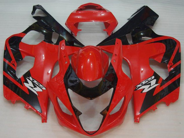 2004-2005 Suzuki GSXR 600/750 Motorcycle Fairings - Red Black Canada for Sale