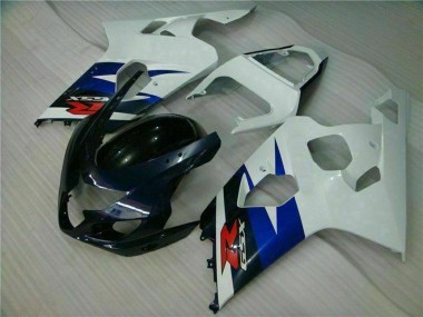 2004-2005 Suzuki GSXR 600/750 Motorcycle Fairings - White Blue Glossy Black Red Canada for Sale